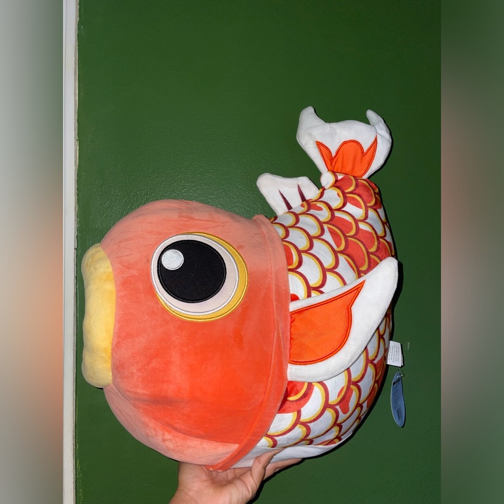 16" Red Koi Fish Plush